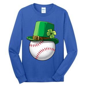 Baseball Leprechaun St Patricks Day Gift Gift Tall Long Sleeve T-Shirt