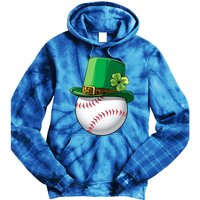 Baseball Leprechaun St Patricks Day Gift Gift Tie Dye Hoodie