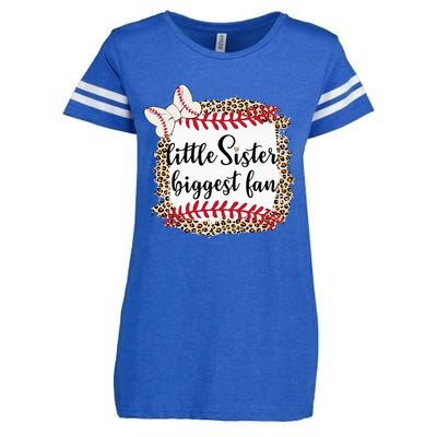 Baseball Little Sister Biggest Fan For Baseball Player Enza Ladies Jersey Football T-Shirt