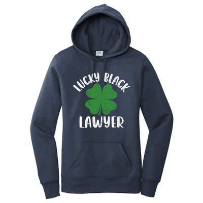 Black Lawyer St Patrick's Day African American Attorney Gift Women's Pullover Hoodie