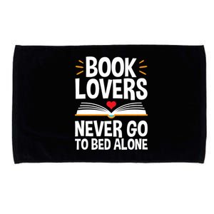 Book Lovers Shirts Book Lovers Never Go To Bed Alone Microfiber Hand Towel