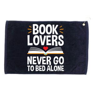 Book Lovers Shirts Book Lovers Never Go To Bed Alone Grommeted Golf Towel