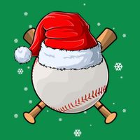 Baseball Lover Santa Christmas Holiday Toddler T-Shirt