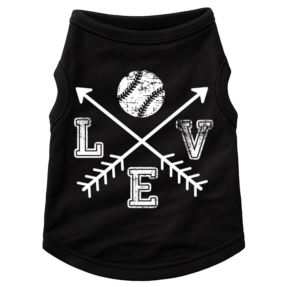 Baseball Love Sport Arrow Gift Doggie Tank