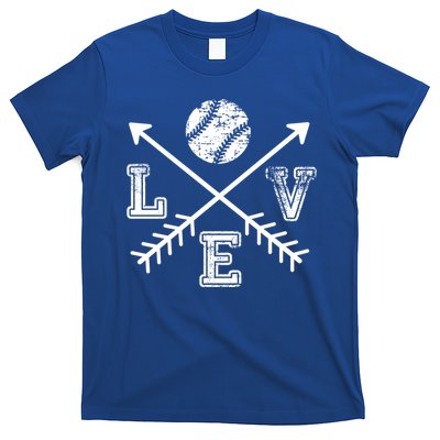 Baseball Love Sport Arrow Gift T-Shirt