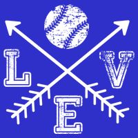 Baseball Love Sport Arrow Gift Tall T-Shirt