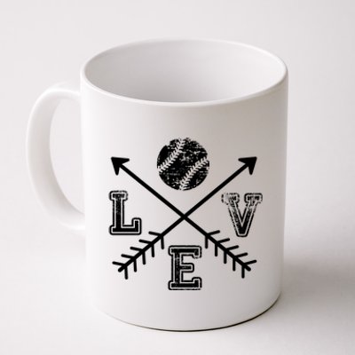 Baseball Love Sport Arrow Gift Coffee Mug