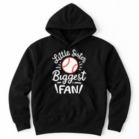 Baseball Little Sister Biggest Fan Hoodie