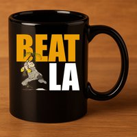 Beat LA San Diego Baseball 11oz C Handle Ceramic Mug