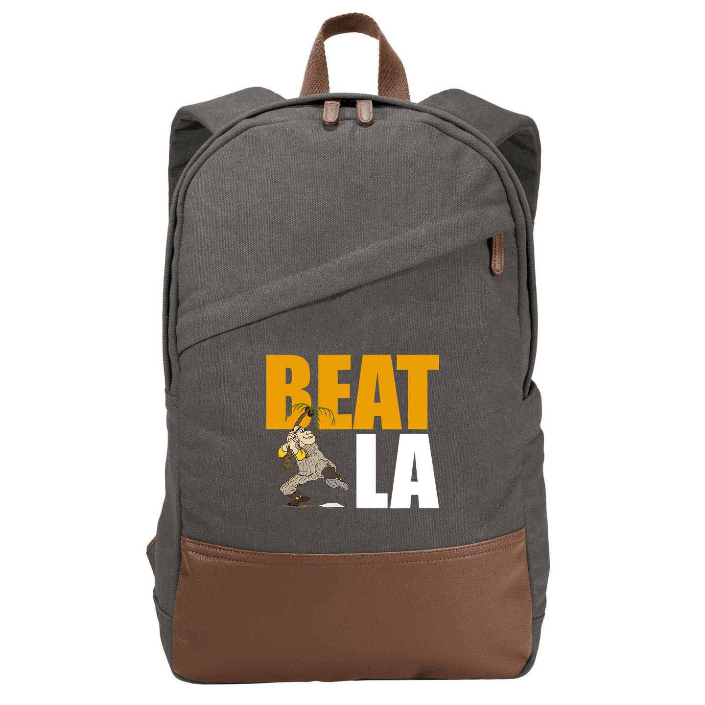 Beat LA San Diego Baseball Cotton Canvas Backpack