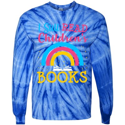 Book Lover S Books Still Read Funny Gift Bookworm Funny Gift Tie-Dye Long Sleeve Shirt