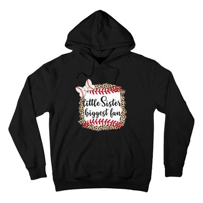 Baseball Little Sister Biggest Fan For Baseball Player Hoodie