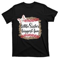 Baseball Little Sister Biggest Fan For Baseball Player T-Shirt