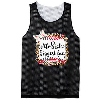 Baseball Little Sister Biggest Fan funny Baseball Player Mesh Reversible Basketball Jersey Tank