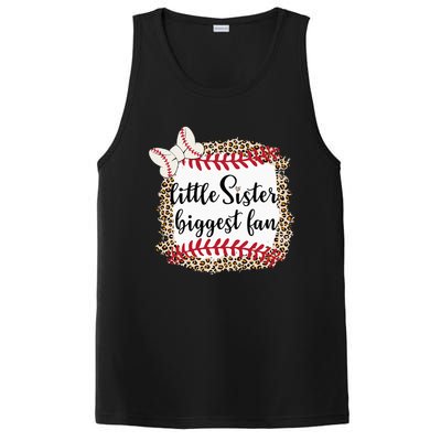 Baseball Little Sister Biggest Fan funny Baseball Player PosiCharge Competitor Tank