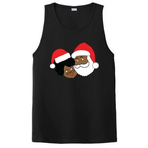 Black Loving Santa Claus And Mrs Claus Ethnic Christmas Meaningful Gift PosiCharge Competitor Tank