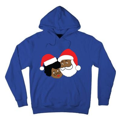 Black Loving Santa Claus And Mrs Claus Ethnic Christmas Meaningful Gift Tall Hoodie