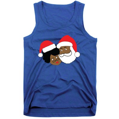 Black Loving Santa Claus And Mrs Claus Ethnic Christmas Meaningful Gift Tank Top