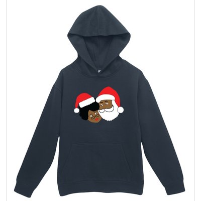 Black Loving Santa Claus And Mrs Claus Ethnic Christmas Meaningful Gift Urban Pullover Hoodie