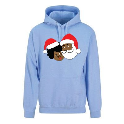 Black Loving Santa Claus And Mrs Claus Ethnic Christmas Meaningful Gift Unisex Surf Hoodie