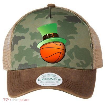 Basketball Leprechaun St Patricks Day Gift Legacy Tie Dye Trucker Hat
