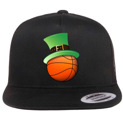Basketball Leprechaun St Patricks Day Gift Flatbill Hat