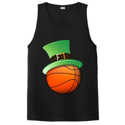 Basketball Leprechaun St Patricks Day Gift PosiCharge Competitor Tank