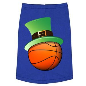 Basketball Leprechaun St Patricks Day Gift Doggie Tank