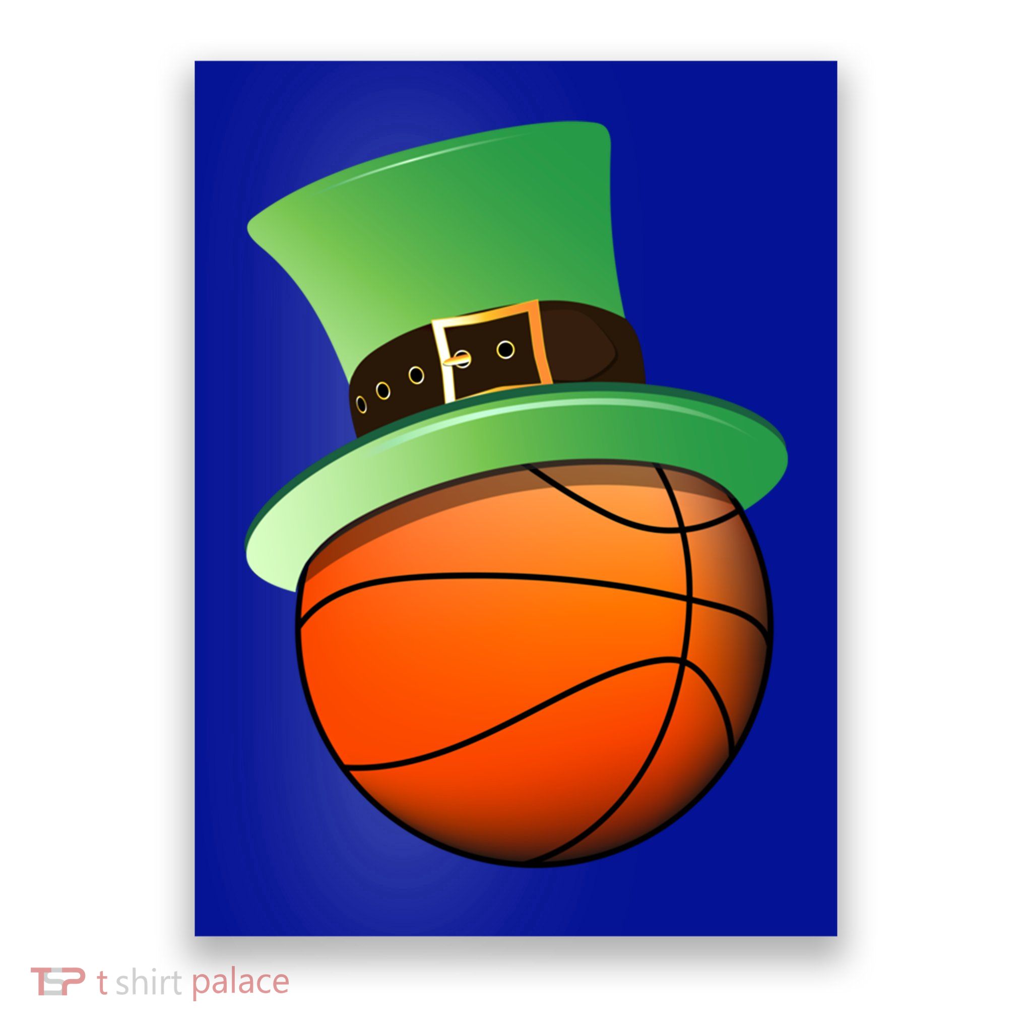 Basketball Leprechaun St Patricks Day Gift Poster
