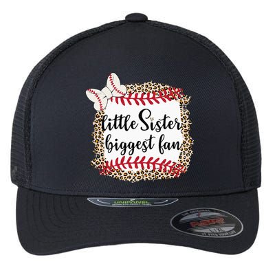 Baseball Little Sister Biggest Fan For Baseball Player Flexfit Unipanel Trucker Cap