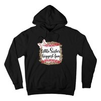 Baseball Little Sister Biggest Fan For Baseball Player Hoodie