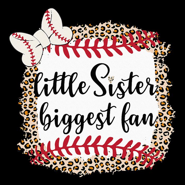 Baseball Little Sister Biggest Fan For Baseball Player Impact Tech Backpack
