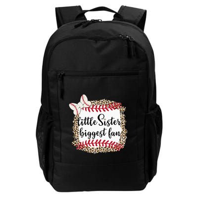 Baseball Little Sister Biggest Fan For Baseball Player Backpack