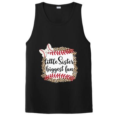 Baseball Little Sister Biggest Fan For Baseball Player PosiCharge Competitor Tank