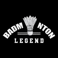 Badminton Legend Shuttlecock Birdie Badminton Cooling Performance Crew T-Shirt