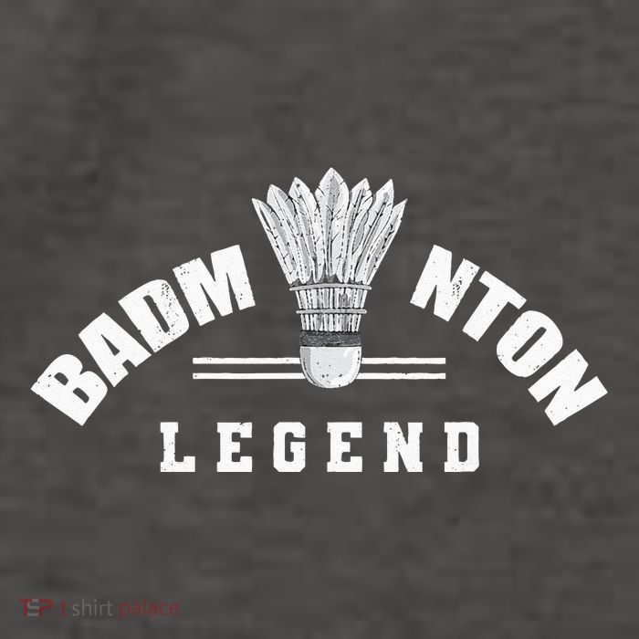 Badminton Legend Shuttlecock Birdie Badminton Vector Backpack