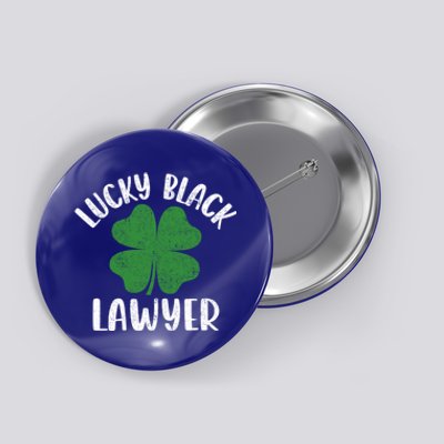 Black Lawyer St Patrick's Day African American Attorney Gift Button