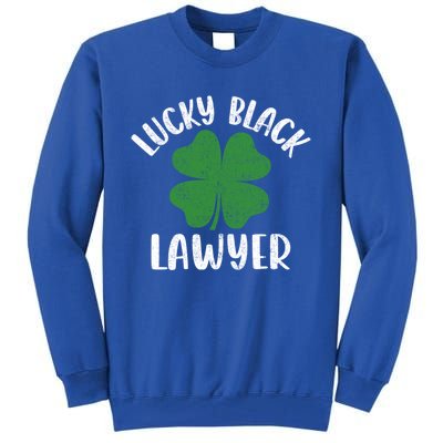 Black Lawyer St Patrick's Day African American Attorney Gift Tall Sweatshirt