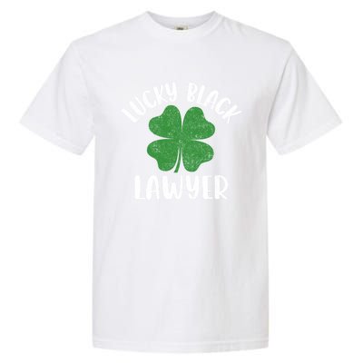 Black Lawyer St Patrick's Day African American Attorney Gift Garment-Dyed Heavyweight T-Shirt