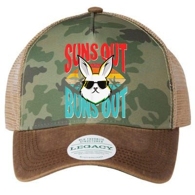 Bunny Lover Suns Out Buns Out Legacy Tie Dye Trucker Hat