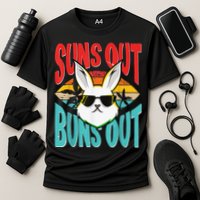 Bunny Lover Suns Out Buns Out Cooling Performance Crew T-Shirt