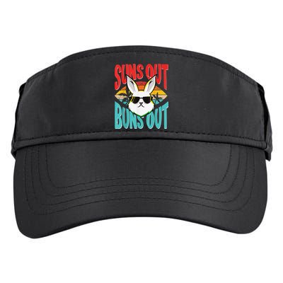Bunny Lover Suns Out Buns Out Adult Drive Performance Visor