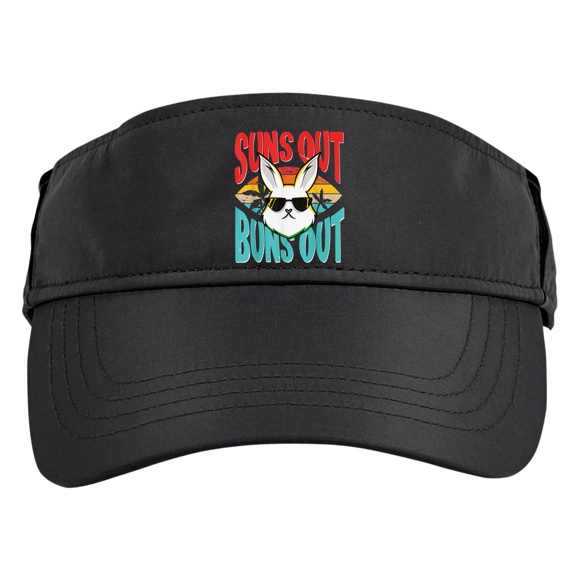 Bunny Lover Suns Out Buns Out Adult Drive Performance Visor