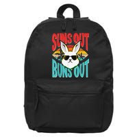 Bunny Lover Suns Out Buns Out 16 in Basic Backpack