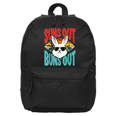 Bunny Lover Suns Out Buns Out 16 in Basic Backpack