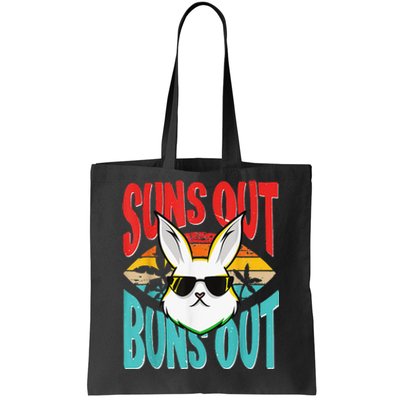 Bunny Lover Suns Out Buns Out Tote Bag