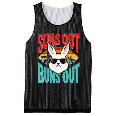 Bunny Lover Suns Out Buns Out Mesh Reversible Basketball Jersey Tank