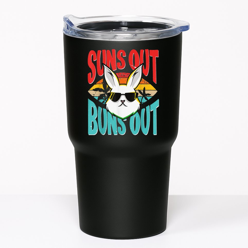 Bunny Lover Suns Out Buns Out Tumbler