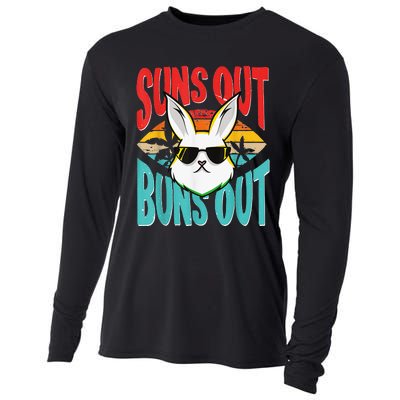 Bunny Lover Suns Out Buns Out Cooling Performance Long Sleeve Crew