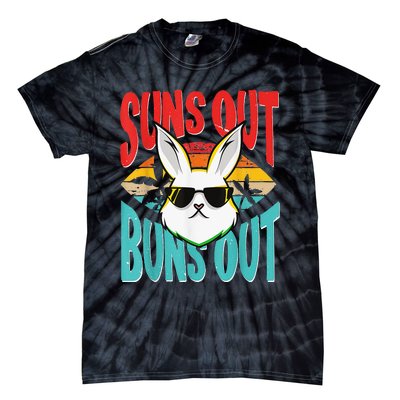 Bunny Lover Suns Out Buns Out Tie-Dye T-Shirt